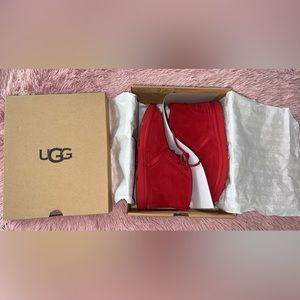 “UGG Neumel” Ankle Boots, Size 5 women, color samba red